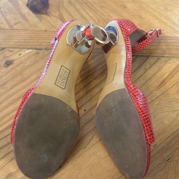 Red kitten healsandals - Picture 3 of 3